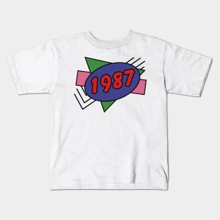 Year 1987 Retro 80s Graphic Kids T-Shirt